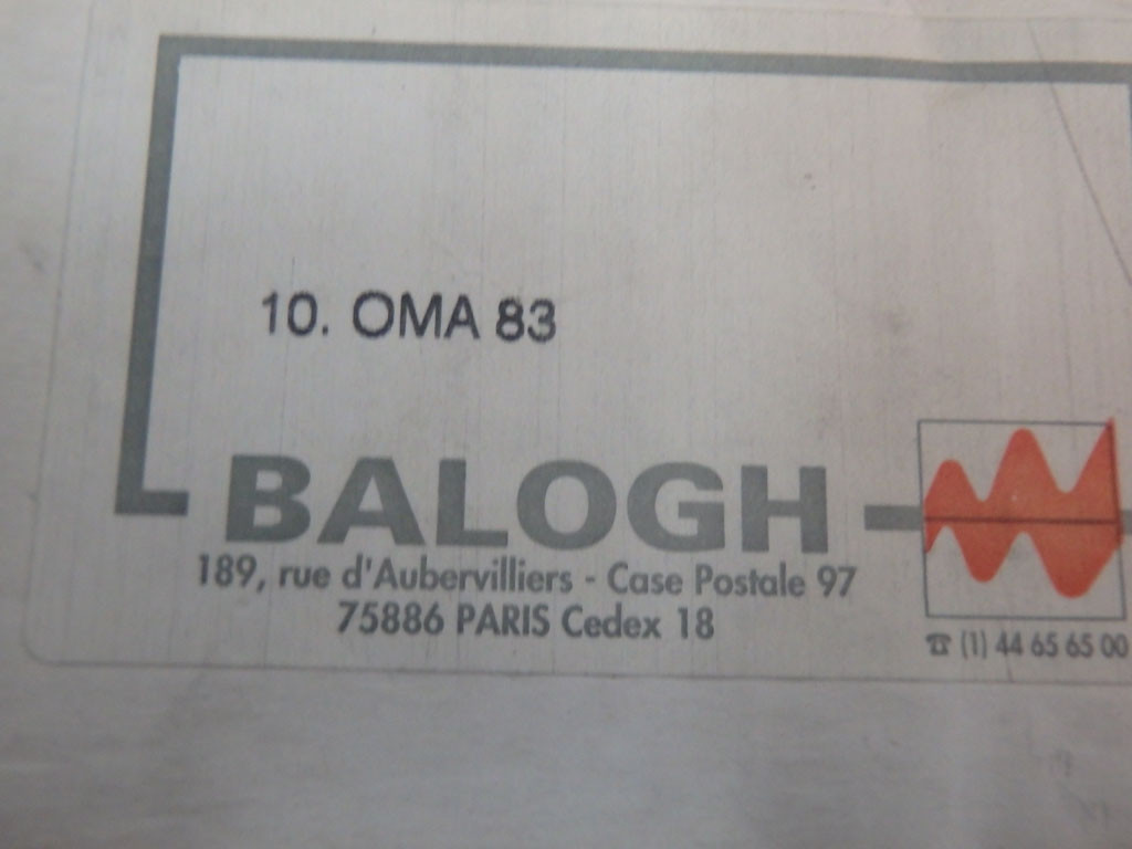 BALOGH OMA83