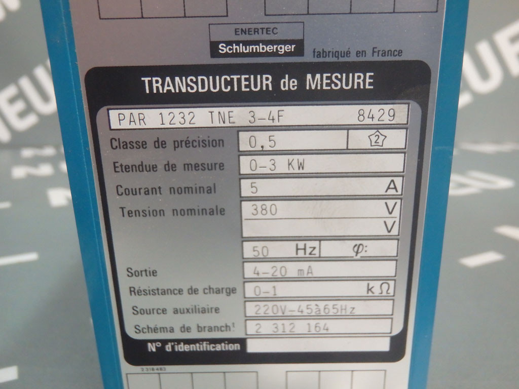 SCHLUMBERGER PAR1232TNE3-4F8429