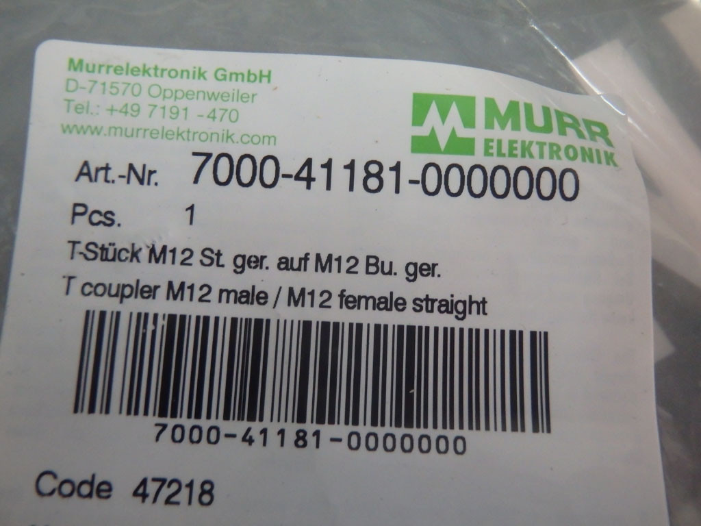 MURR ELEKTRONIK 7000-41181-0000000