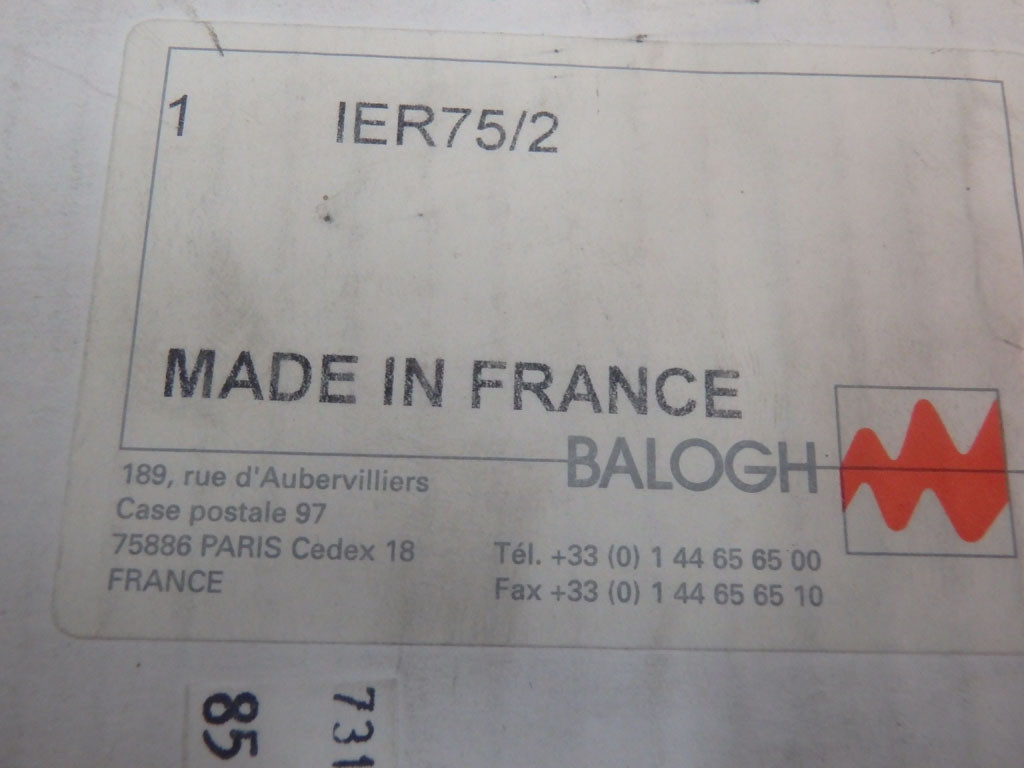 BALOGH IER75/2