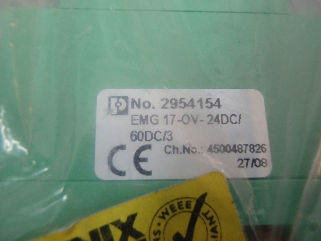 PHOENIX CONTACT  EMG17-OV-24DC/60DC/3