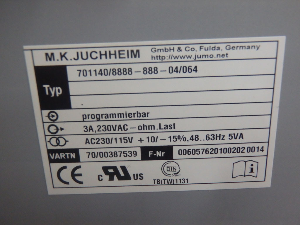 M K JUCHHEIM 701140/8888-888-04/064