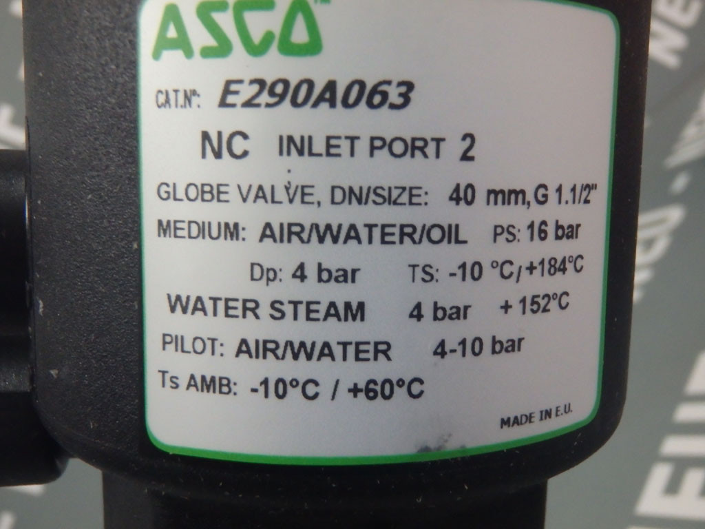 ASCO NUMATICS E290A063