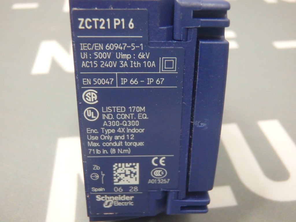 TÉLÉMÉCANIQUE  ZCT21P16