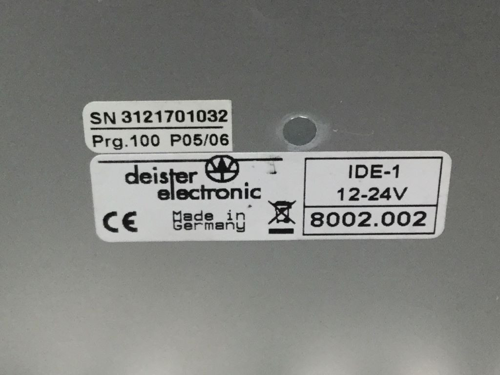 DEISTER ELECTRONIC IDE-1