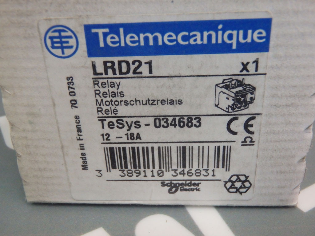 TÉLÉMÉCANIQUE  LRD21