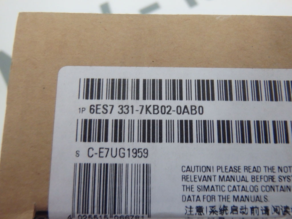 SIEMENS 6ES7331-7KB02-0AB0