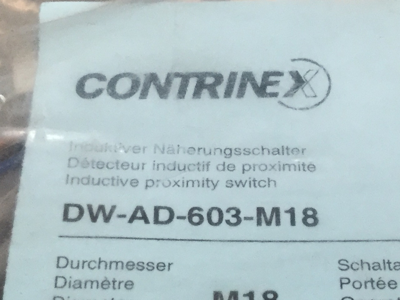 CONTRINEX DW-AD-603-M18