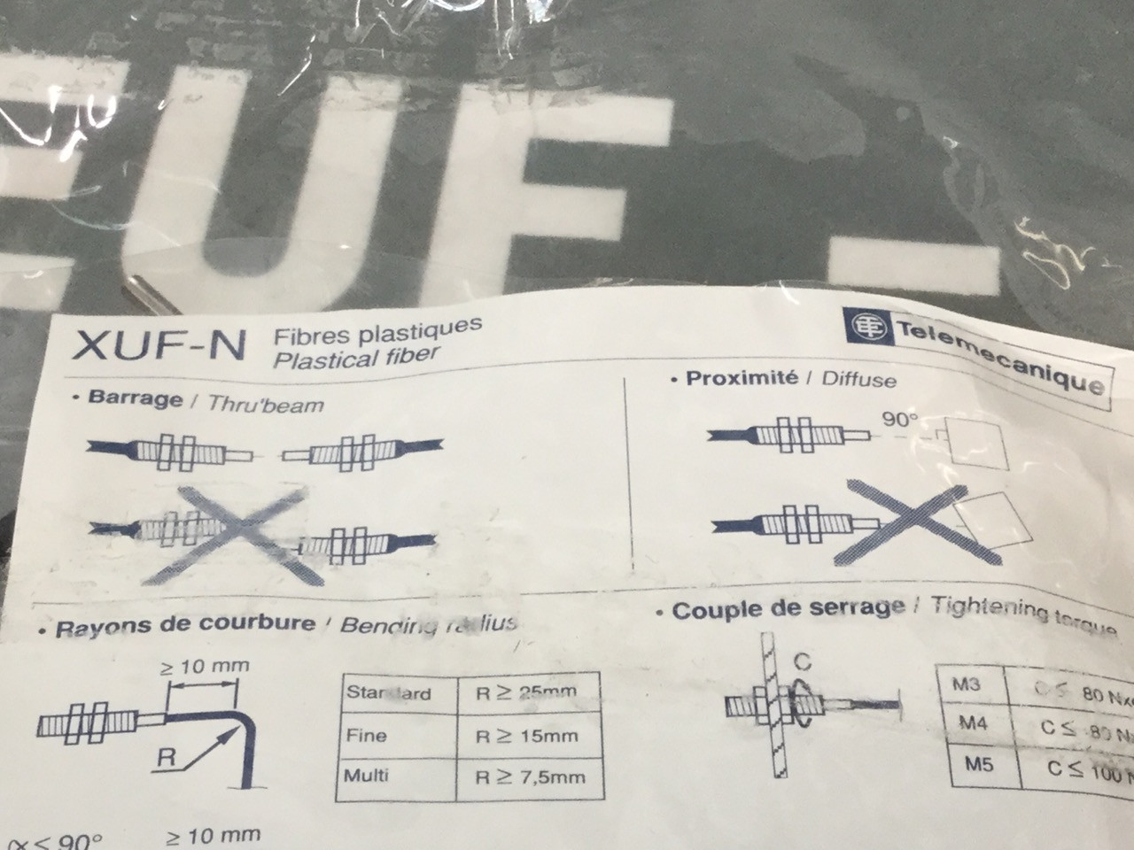 TÉLÉMÉCANIQUE  XUF-N