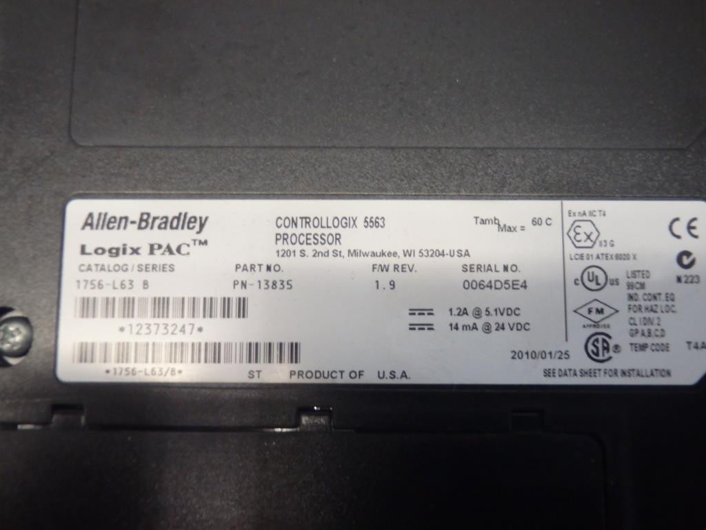 ALLEN-BRADLEY 1756-L63B