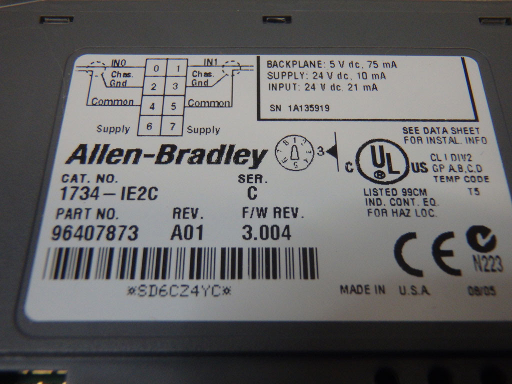 ALLEN-BRADLEY 1734-IE2C