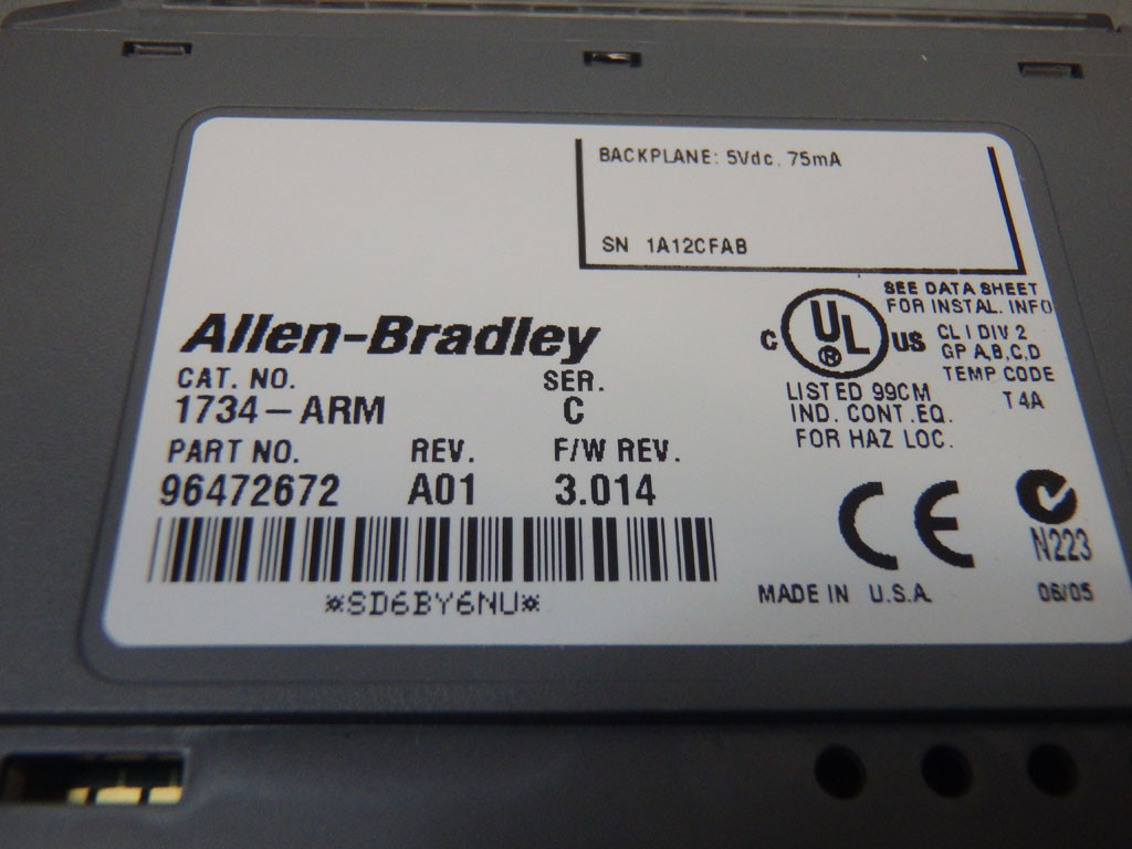 ALLEN-BRADLEY 1734-ARM