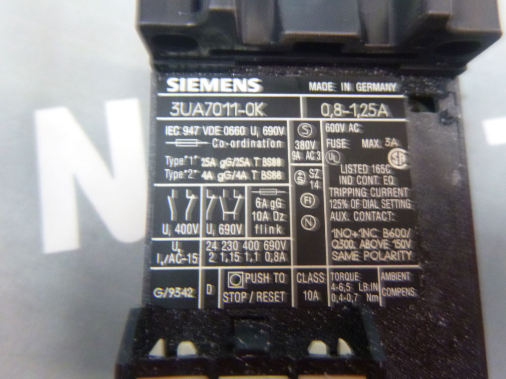 SIEMENS 3UA7011-0K