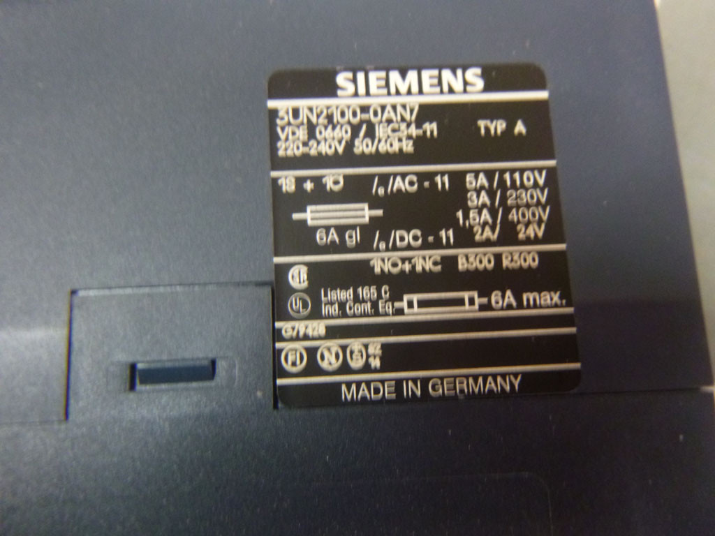 SIEMENS 3UN2100-0AN7