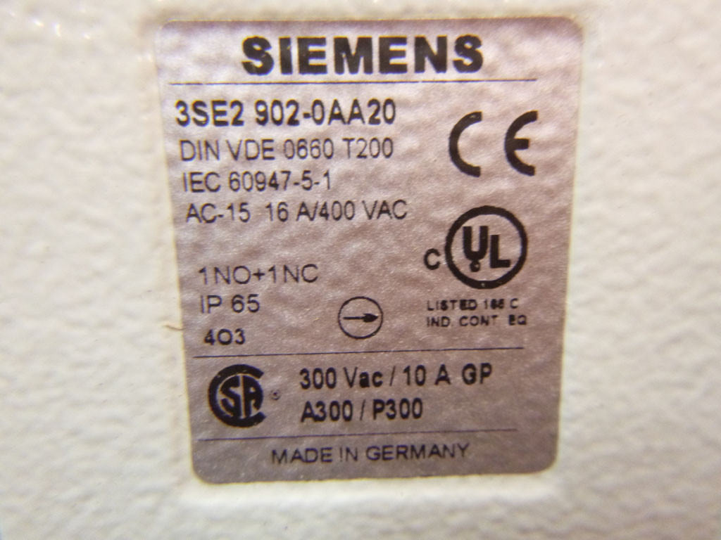 SIEMENS 3SE2902-0AA20