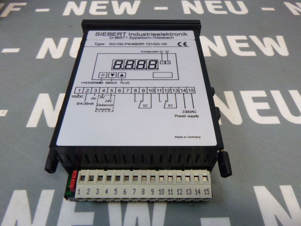 SIEBERT SQ102-P4/4B/0R-101/0A-V0
