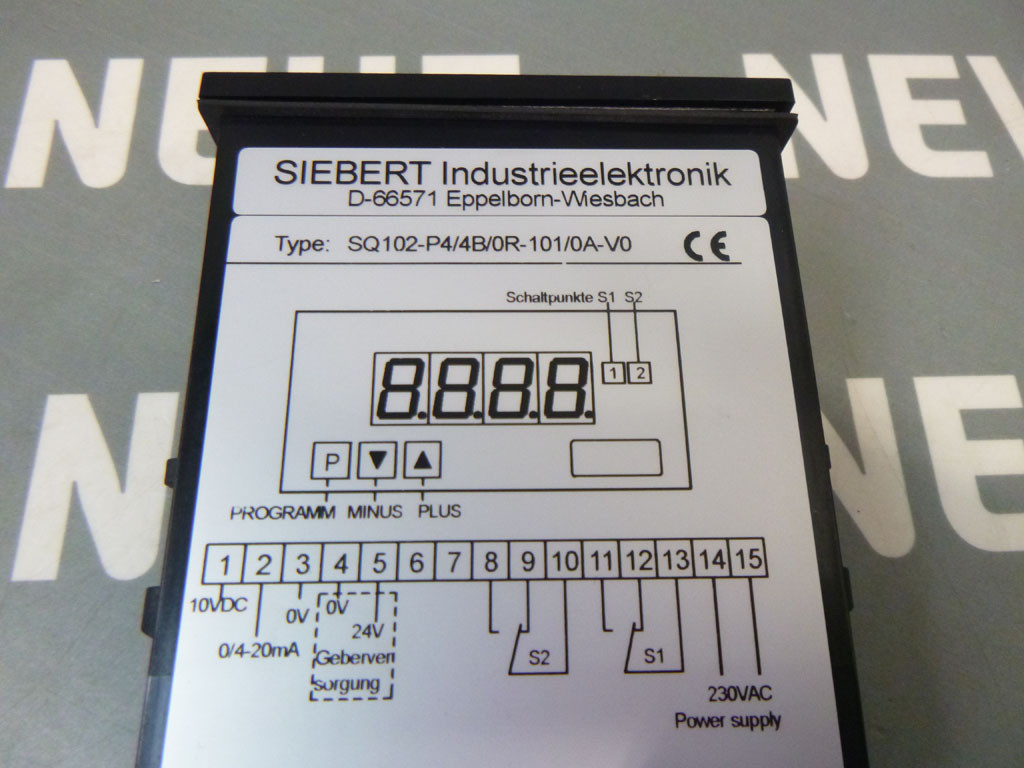 SIEBERT SQ102-P4/4B/0R-101/0A-V0