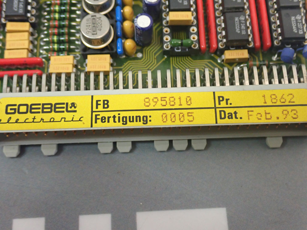 GOEBEL ELECTRONIC FB895810