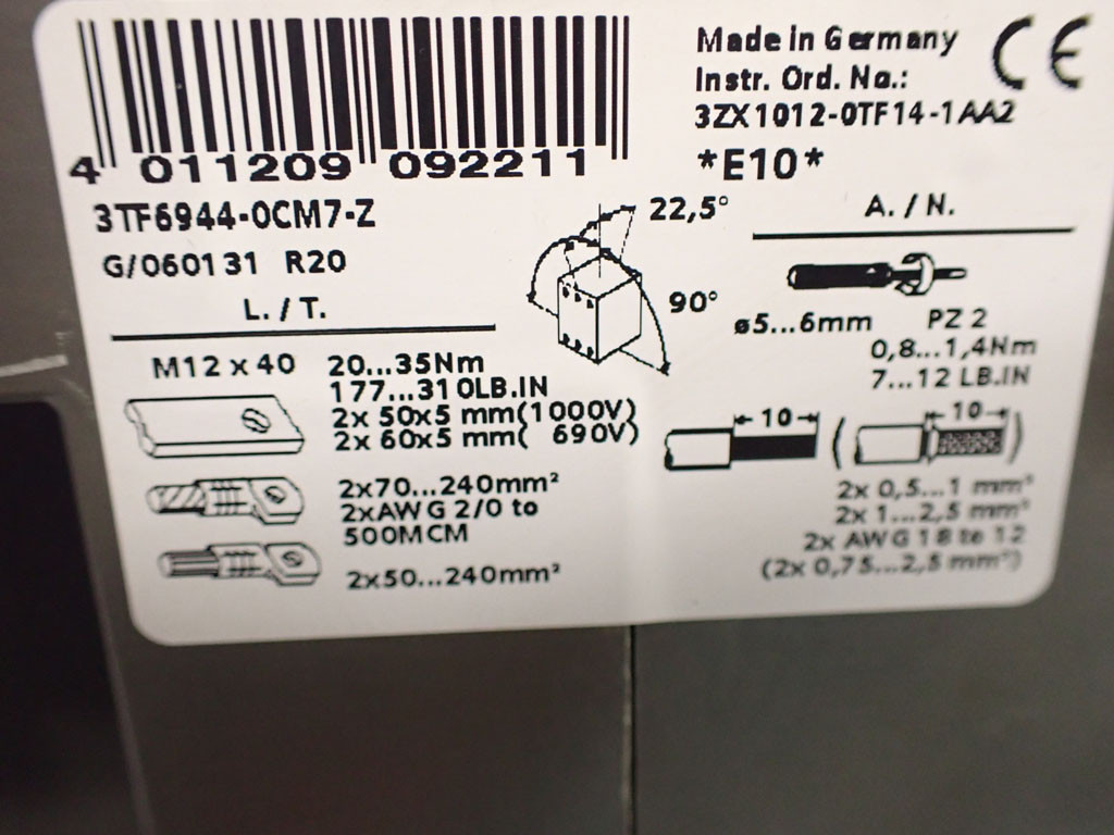 SIEMENS 3TF6944-0CM7-Z