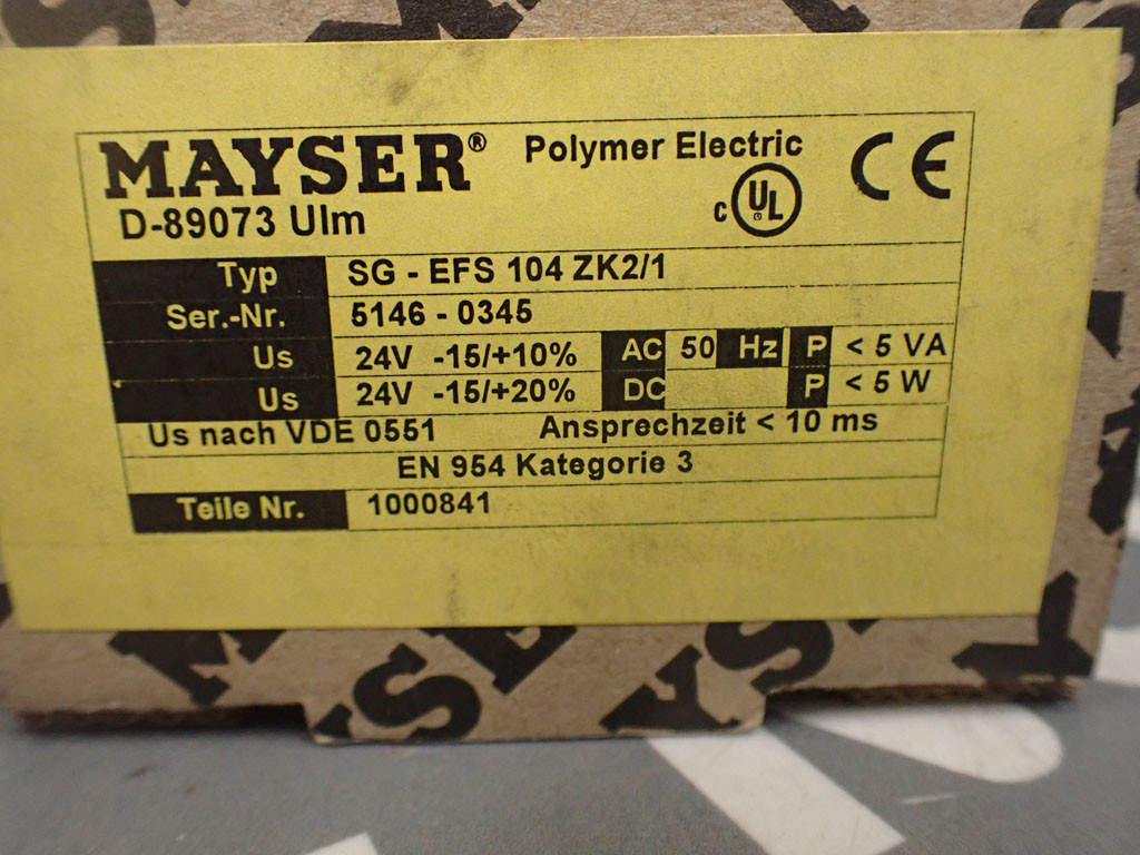MAYSER SG-EFS104ZK2/1