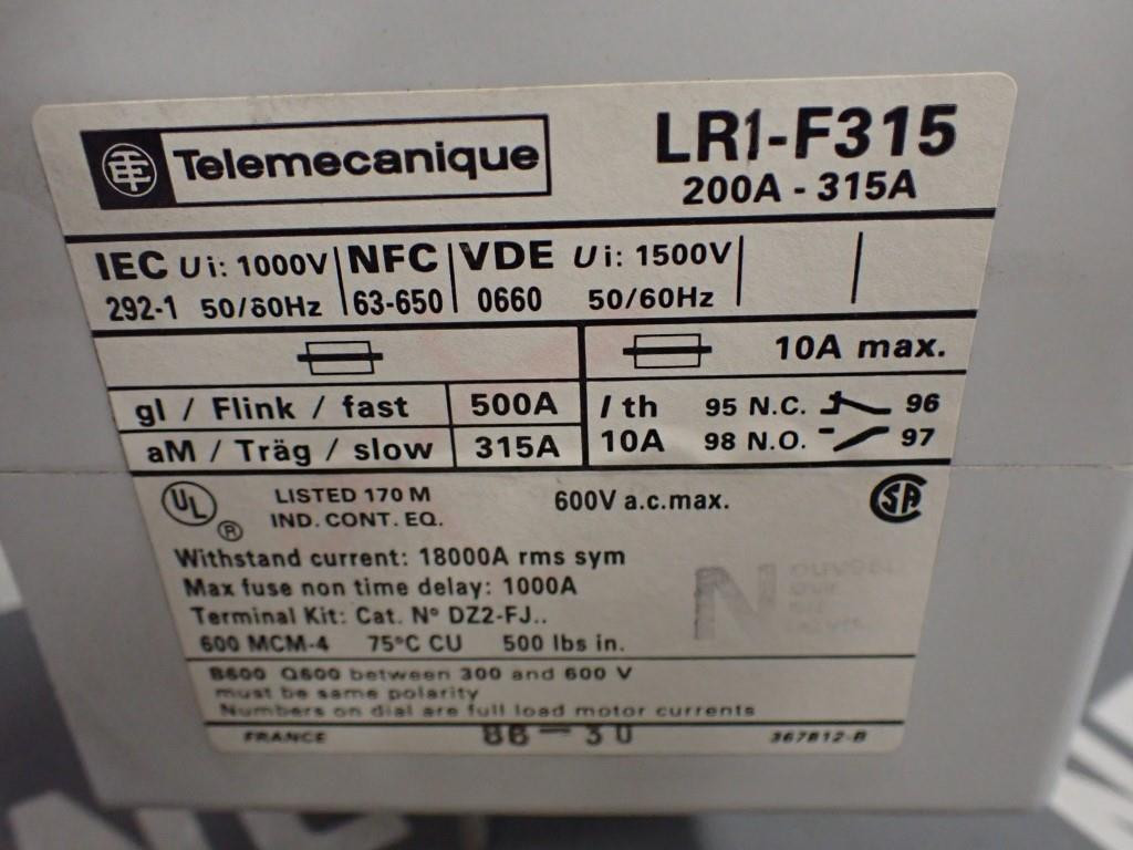 TÉLÉMÉCANIQUE  LR1-F315