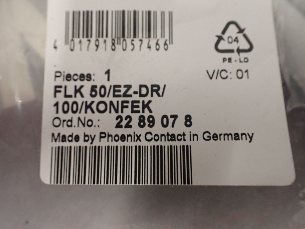 PHOENIX CONTACT FLK50/EZ-DR/10/KONFEK
