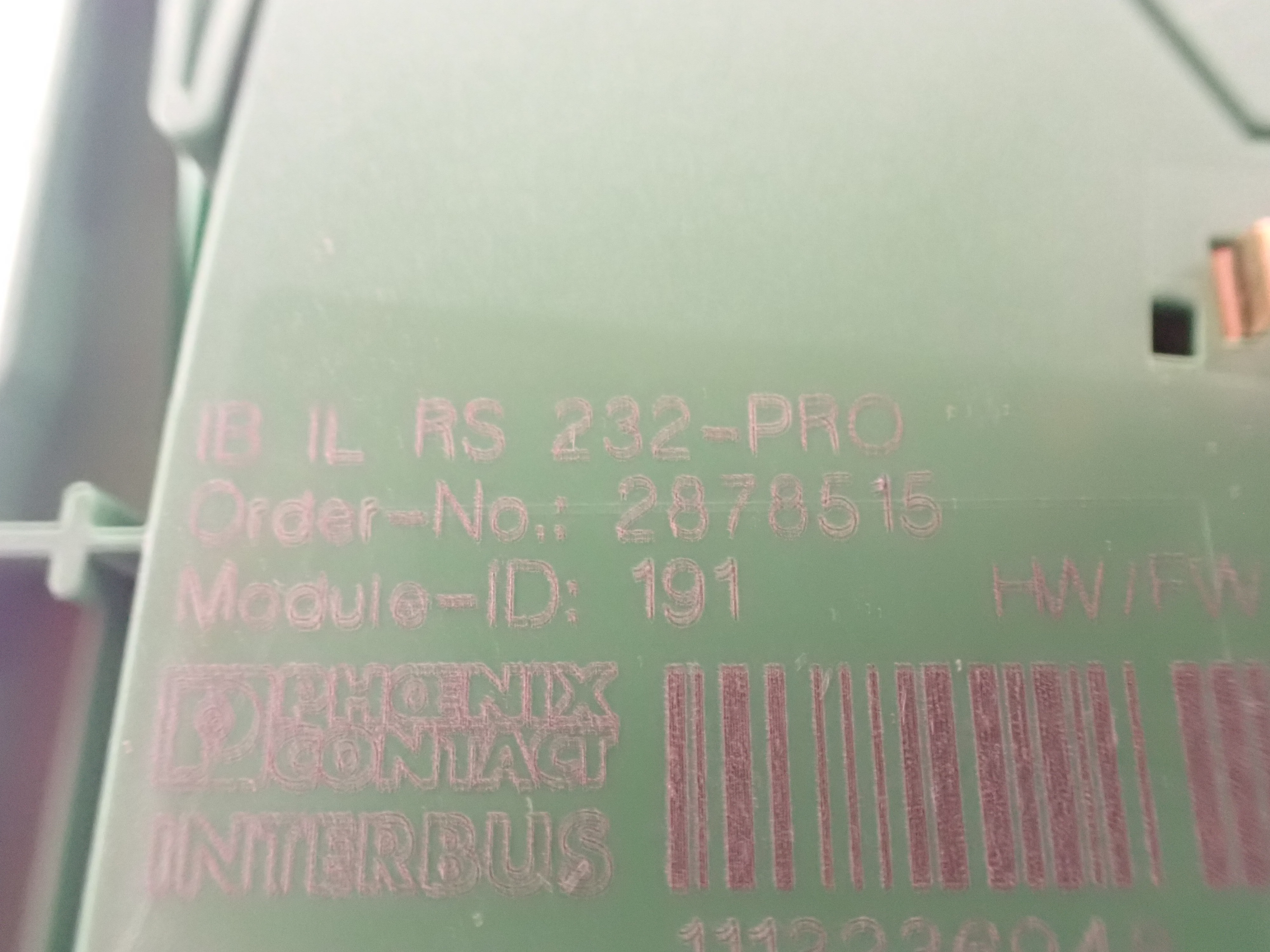 PHOENIX CONTACT IBILRS232-PRO