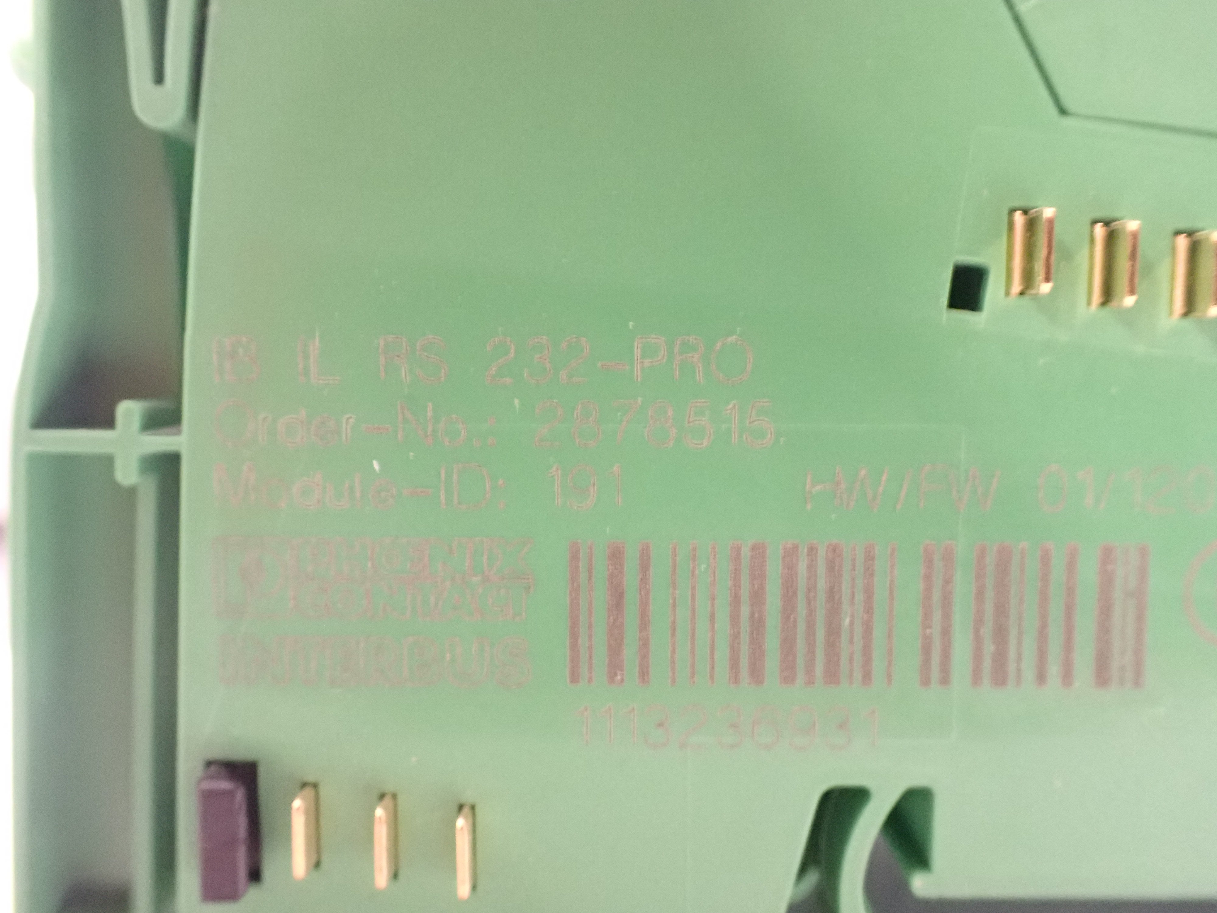 PHOENIX CONTACT IBILRS232-PRO