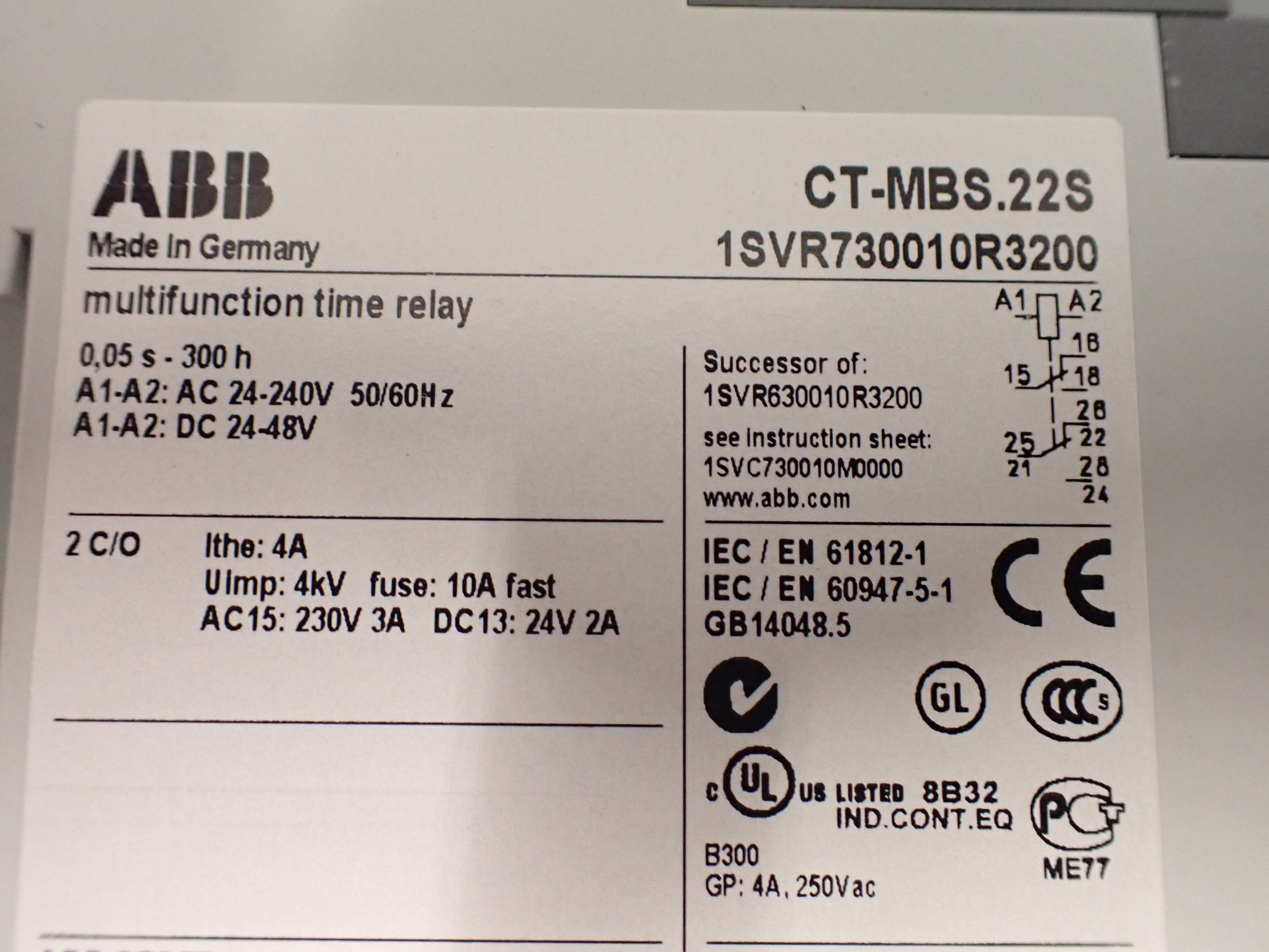 ABB CT-MBS.22S