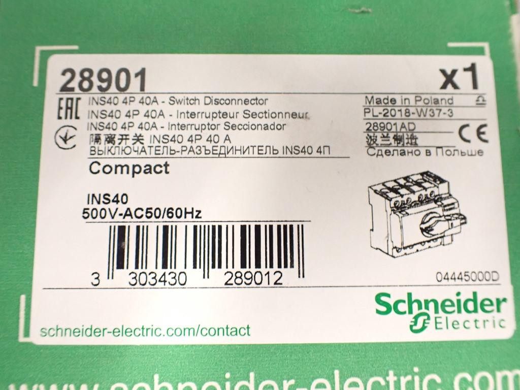 SCHNEIDER  INS40COMPACT28901