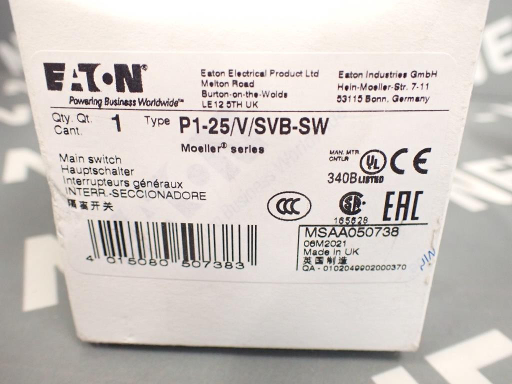 EATON P1-25/V/SVB-SW