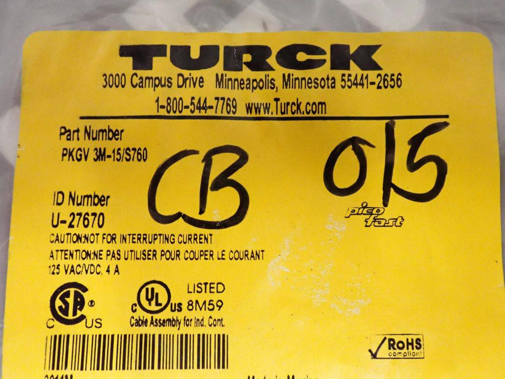 TURCK PKGV3M-15/S760