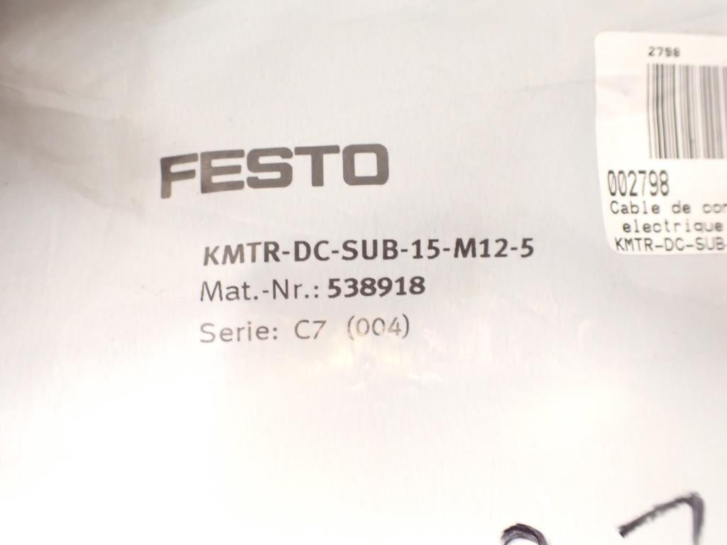 FESTO KMTR-DC-SUB-15-M12-5