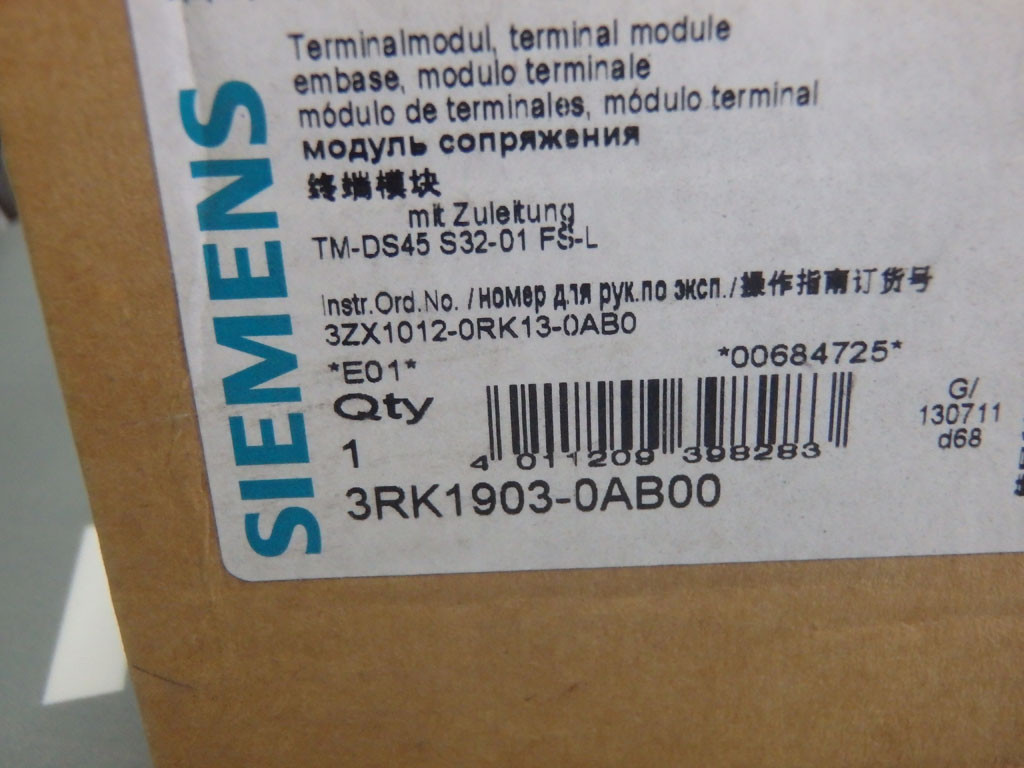 SIEMENS 3RK1903-0AB00
