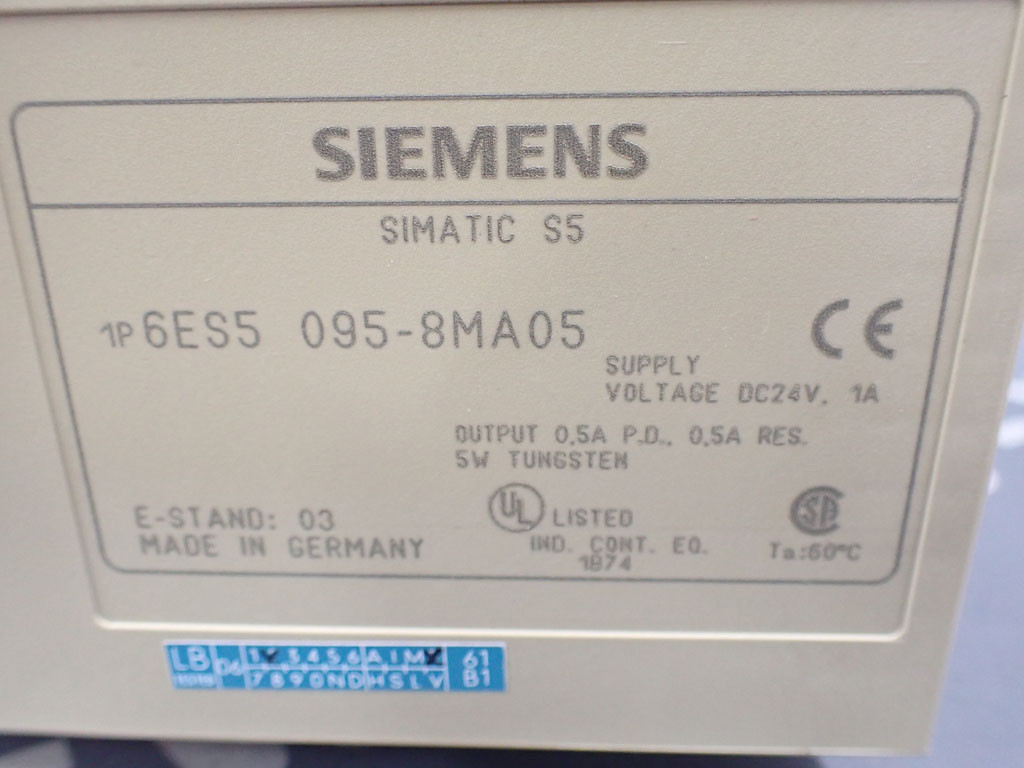 SIEMENS 6ES5095-8MA05