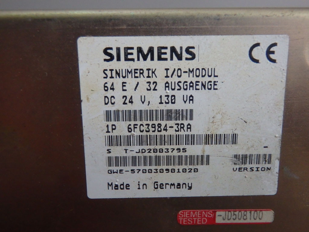 SIEMENS 6FC3984-3RA