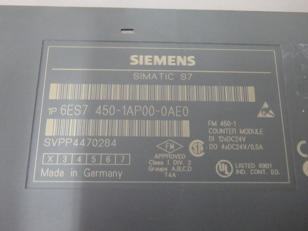 SIEMENS 6ES7450-1AP00-0AE0
