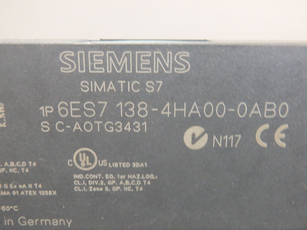 SIEMENS 6ES7138-4HA00-0AB0