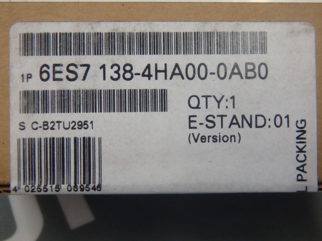 SIEMENS 6ES7138-4HA00-0AB0