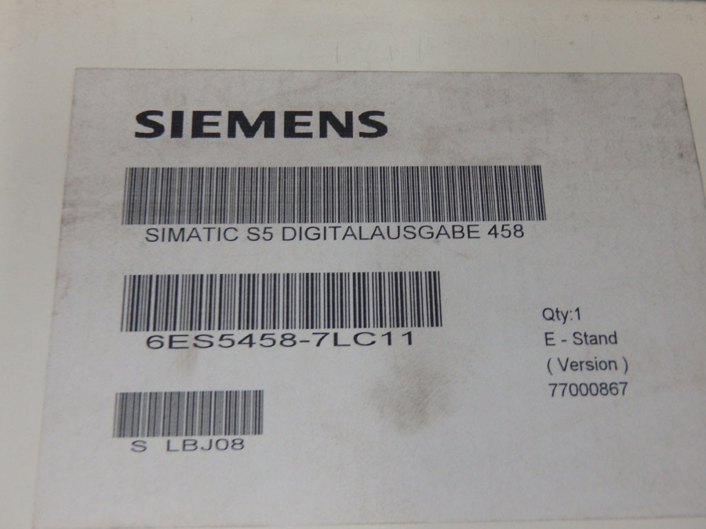 SIEMENS 6ES5458-7LC11