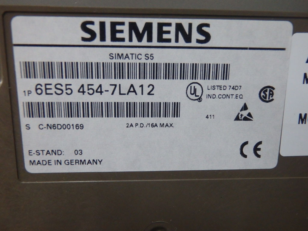 SIEMENS 6ES5454-7LA12