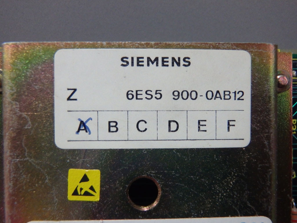 SIEMENS 6ES5900-0AB12