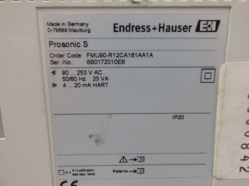 ENDRESS+HAUSER FMU90-R12CA161AA1A