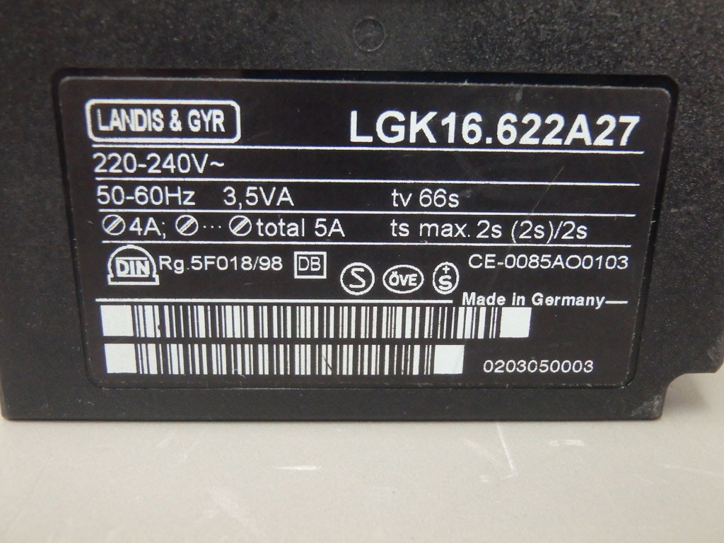 LANDIS & GYR LGK16.622A27