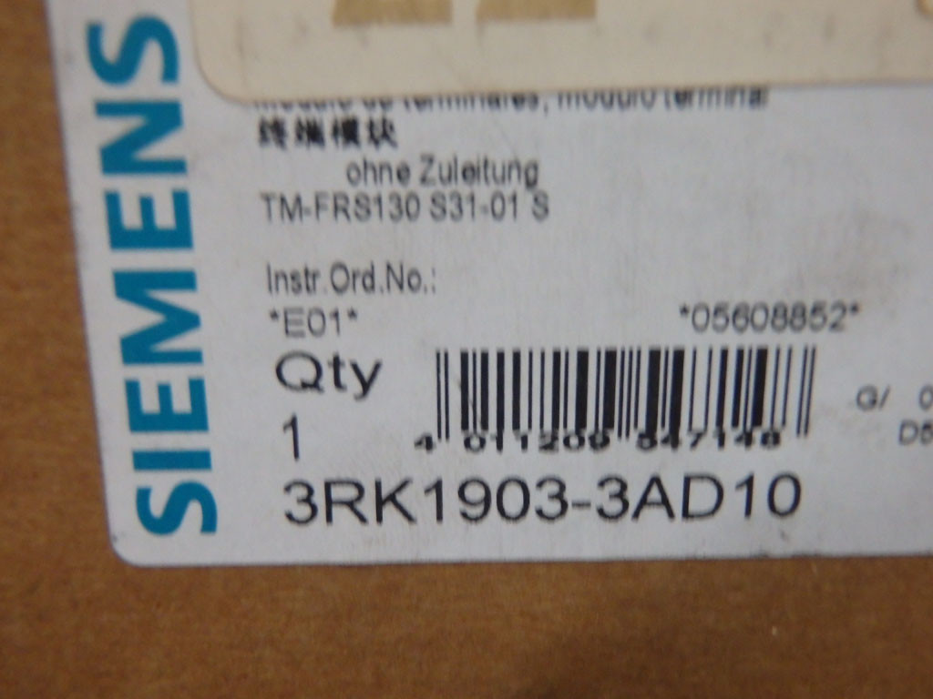 SIEMENS 3RK1903-3AD10