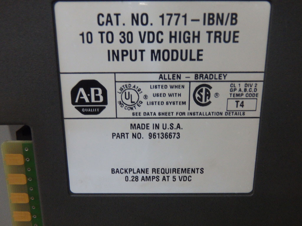ALLEN-BRADLEY 1771-IBN/B