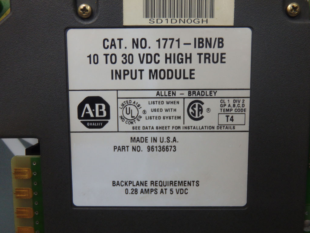 ALLEN-BRADLEY 1771-IBN/B