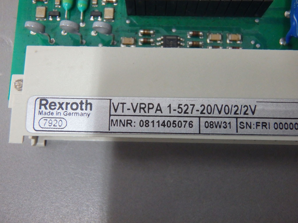 REXROTH VT-VRPA-1-527-20/VO/2/2V