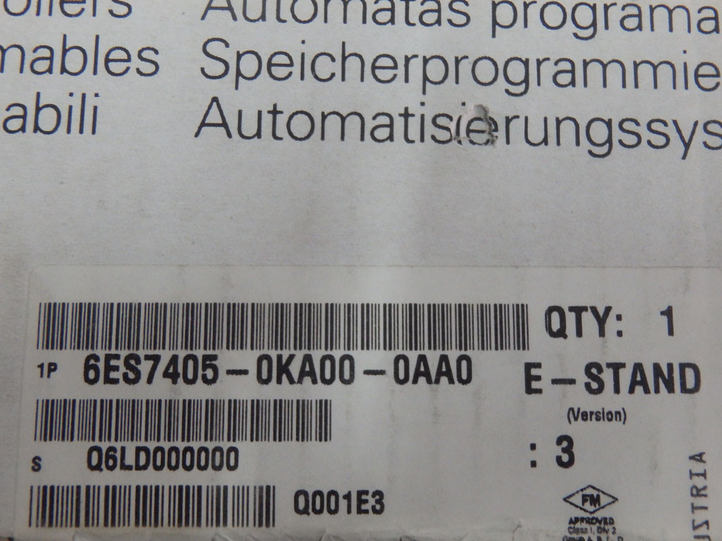 SIEMENS 6ES7405-0KA00-0AA0