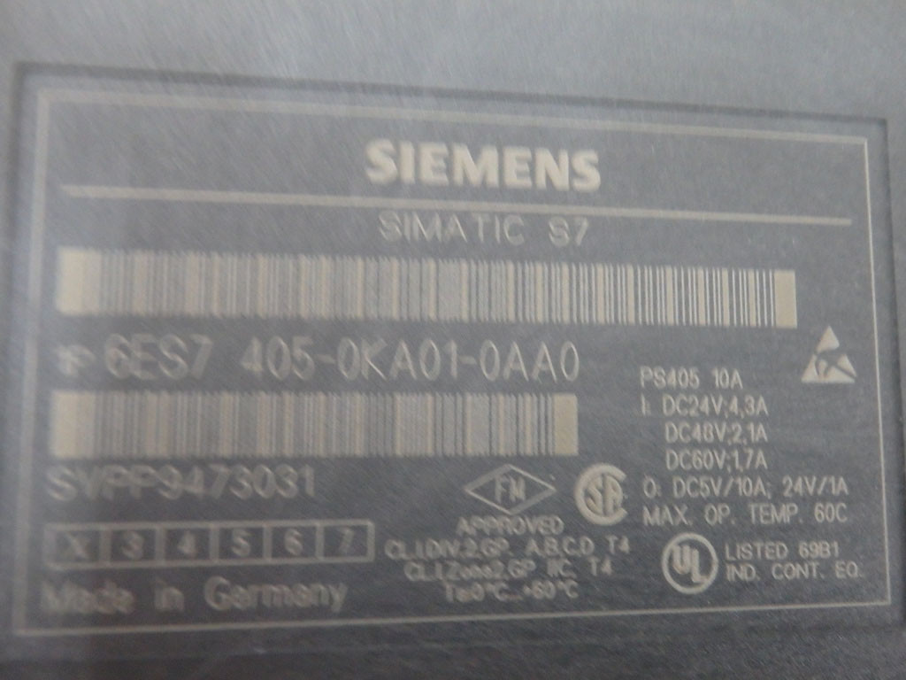 SIEMENS 6ES7405-0KA01-0AA0